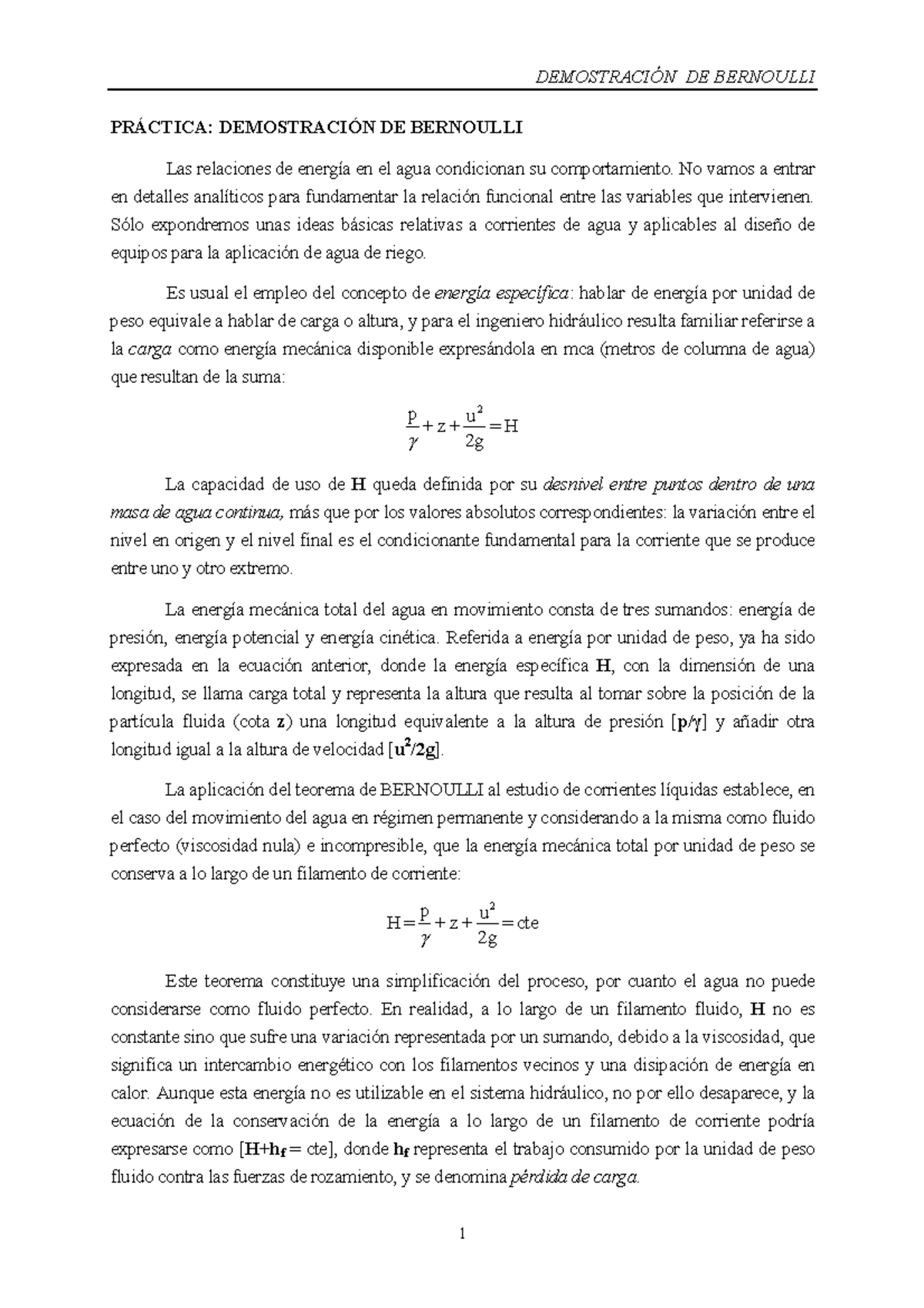Practica 1 - nsbf - PRÁCTICA: DEMOSTRACIÓN DE BERNOULLI - Studocu