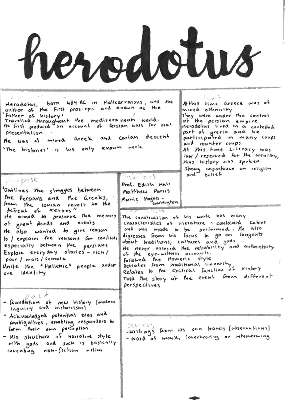 Herodotus Notes - Studocu