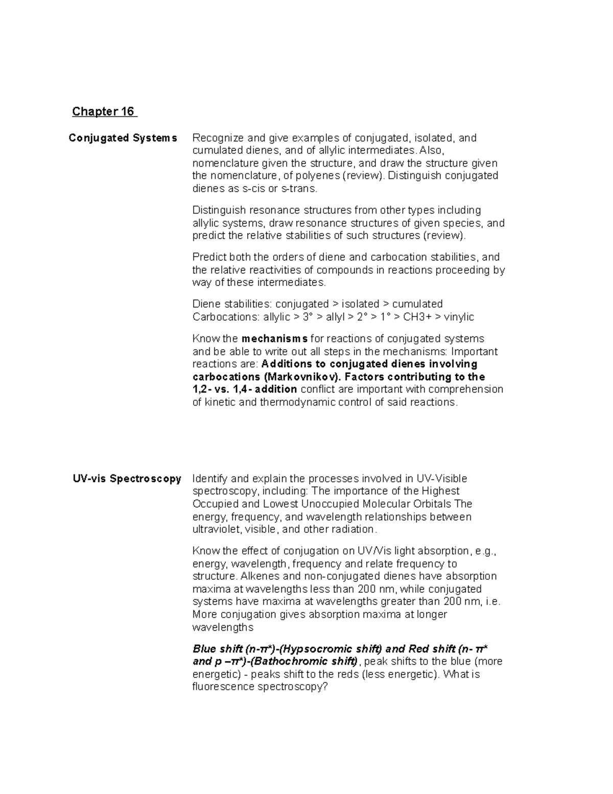 orgo-2-chapter-16-30-objectives-chapter-16-conjugated-systems