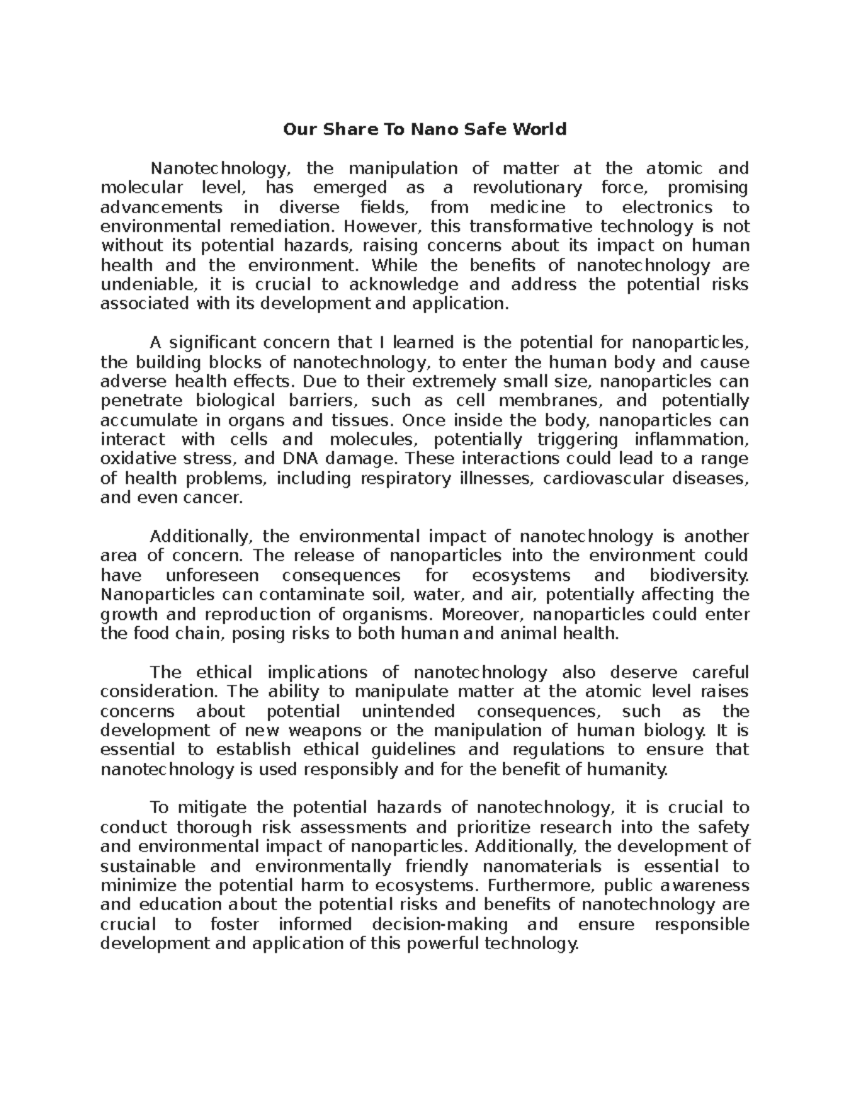 our-share-to-nano-safe-world-our-share-to-nano-safe-world