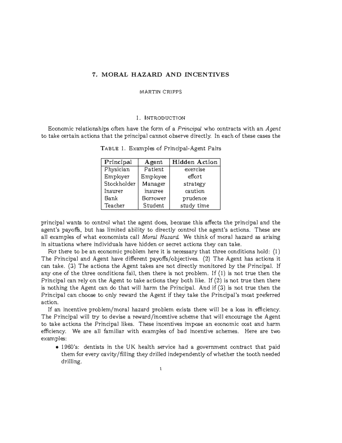 7-moral-hazard-ucl-economics-course-7-moral-hazard-and-incentives