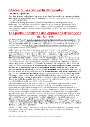 Introduction Aux Sciences Politiques - SCIENCES POLITIQUES La Notion De ...