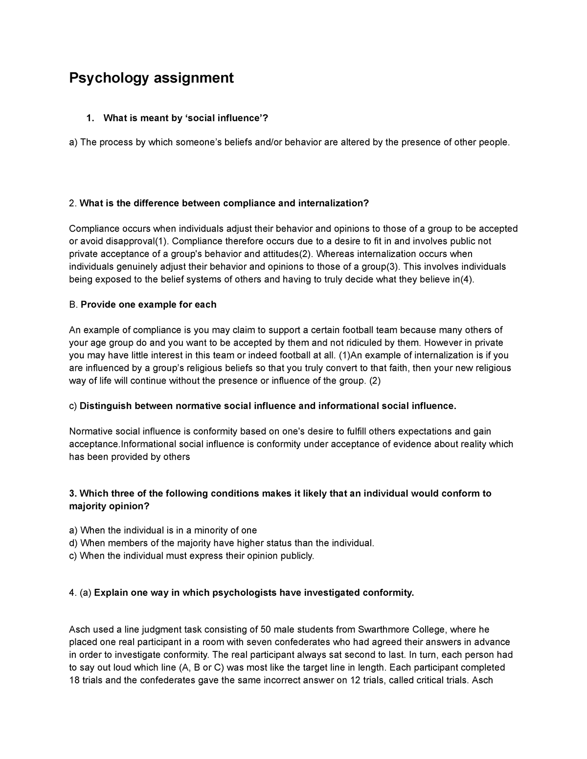 sqa higher psychology assignment template