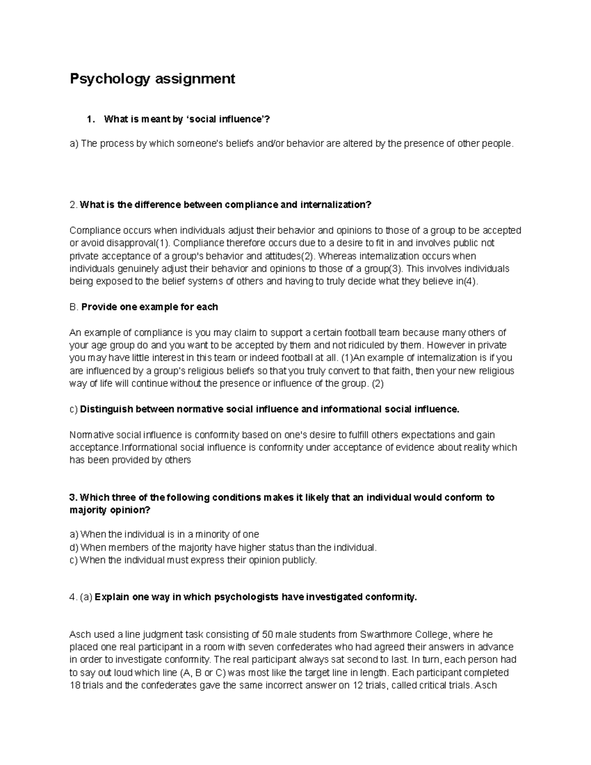 sqa higher psychology assignment template