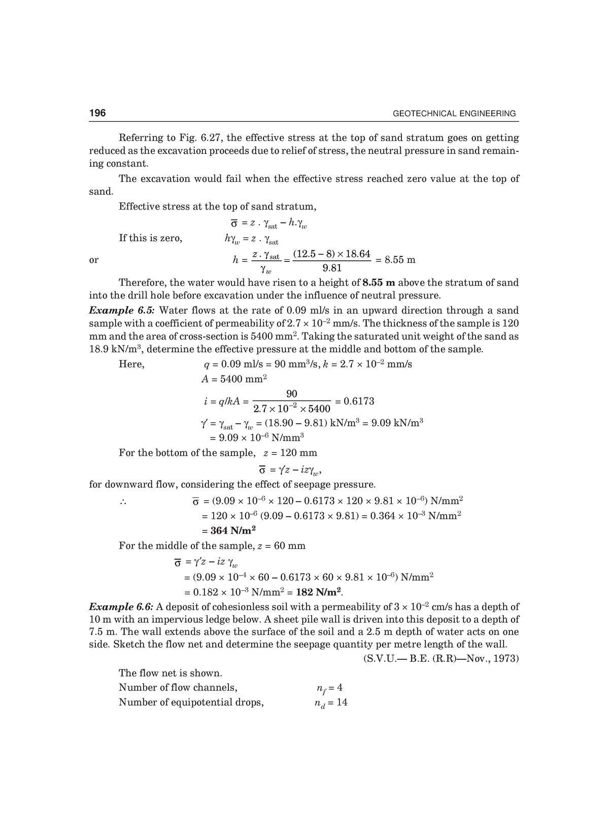 Geotechnical Engineering-37 - 196 GEOTECHNICAL ENGINEERING Referring to ...