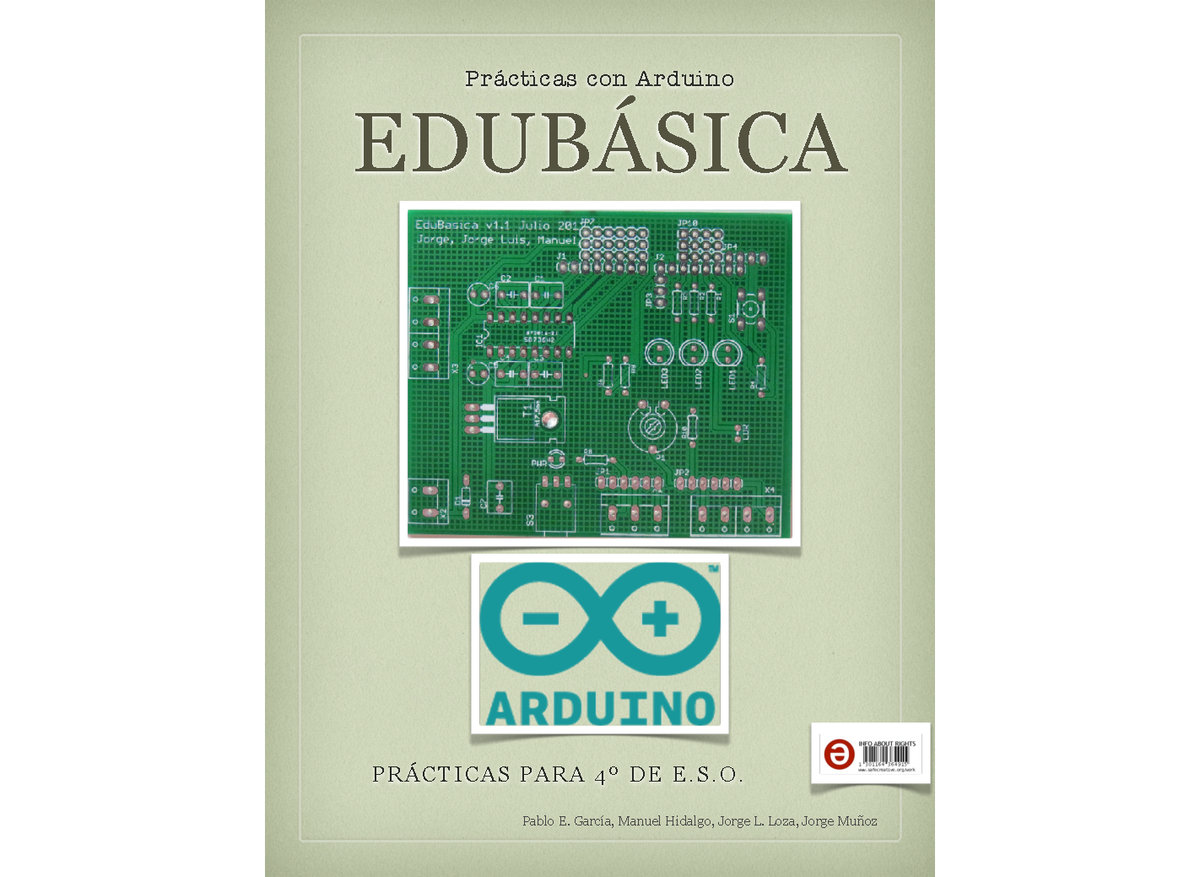 Arduino Libro Pr Cticas Con Arduino Edub Sica P R C T I C A S P A R A D E E S