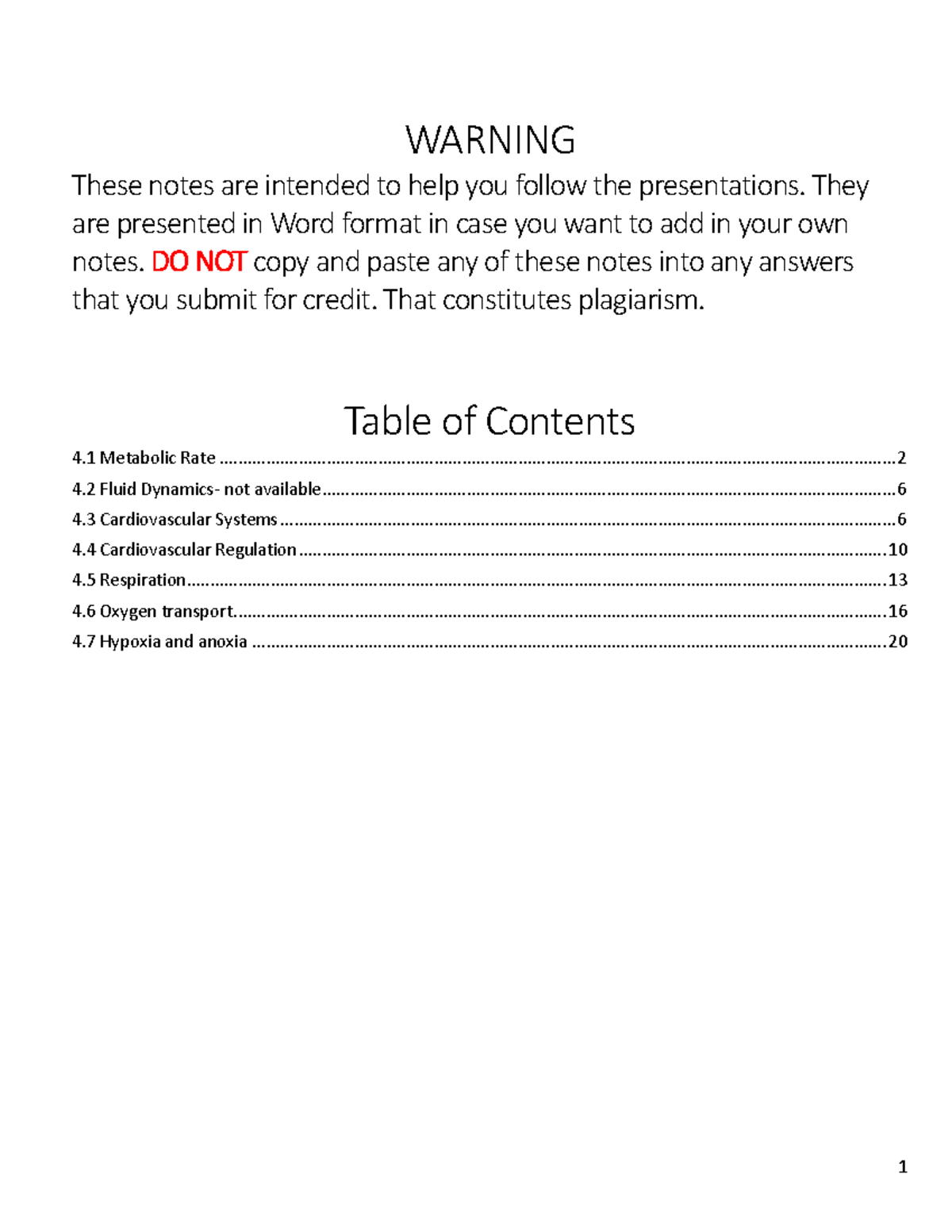 Unit 4 notes - WARNING These Ŷotes are iŶteŶded to help you follow the ...