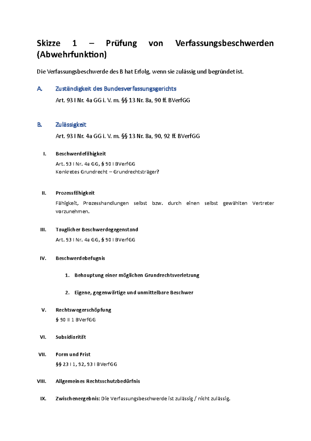 Pruefungsschema 1 GG - sommersemester - Skizze 1 – Prüfung von ...