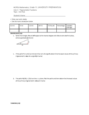 MCR3U Final Exam - Hdghdfghdfhgf - MCR3U Mathematics, Grade 11 ...