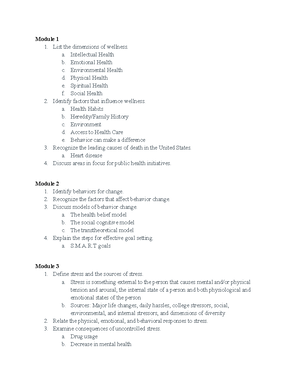 Chapter 3 Psychological Health - Chapter 3: Psychological Health ...