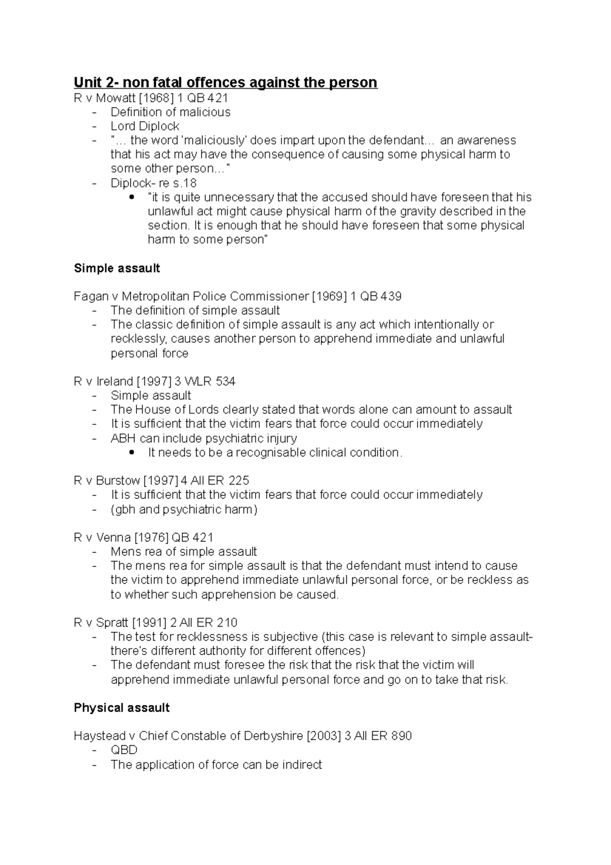 ppt-non-fatal-offences-against-the-person-powerpoint-presentation