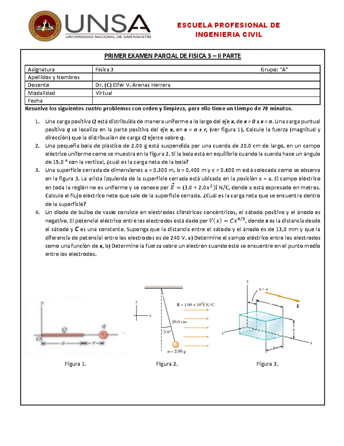 Primer Parcial - Parte II - Matematicas - UNSA - Studocu