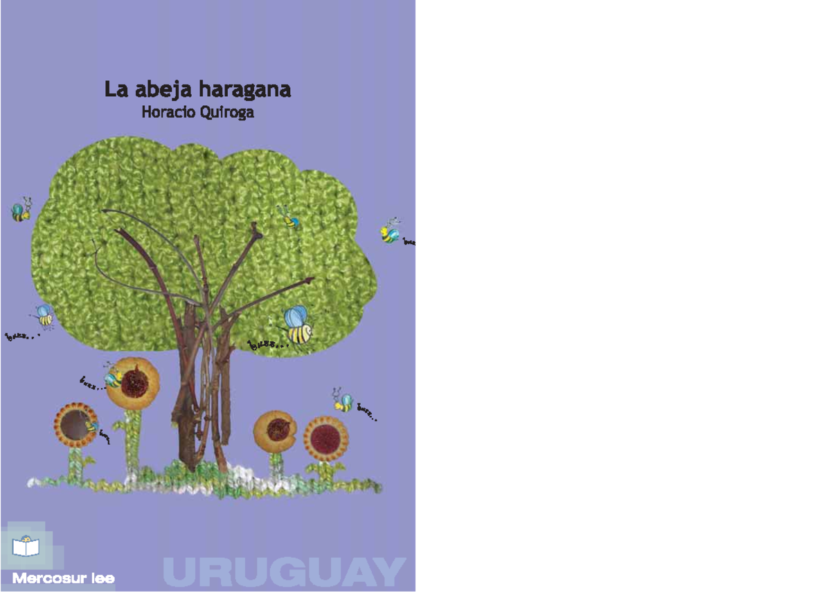 Cuento La abeja haragana - H cir, recorría los árboles uno por uno para