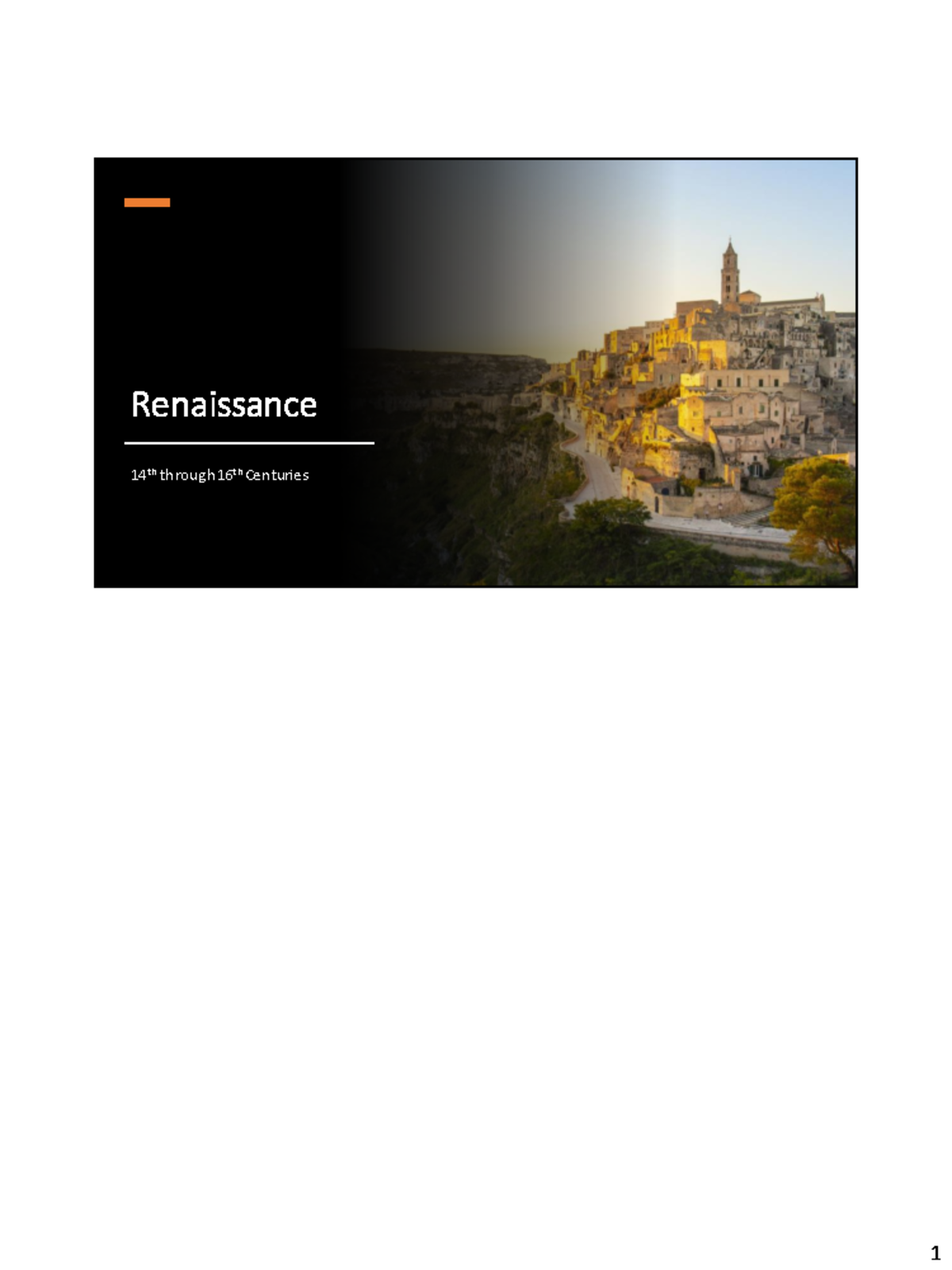 Renaissance - If You're A Student Majoring In Art Or Just Have An ...