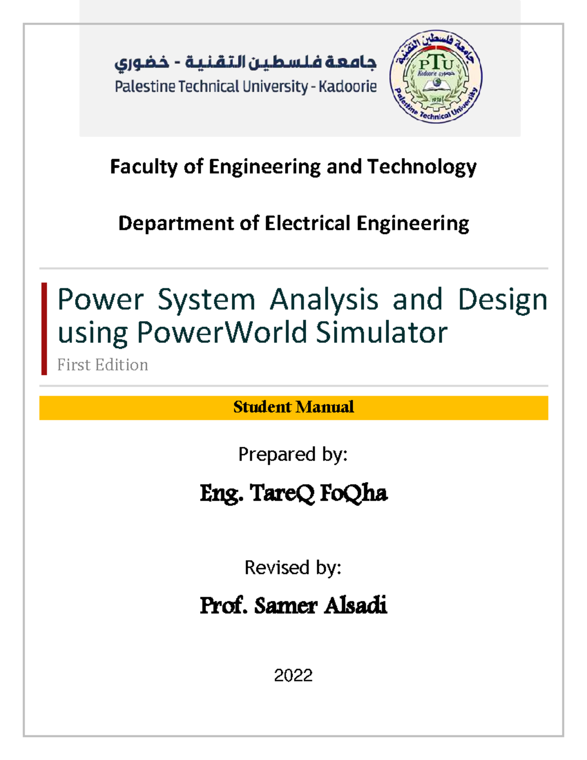 power-system-analysis-and-design-using-p-faculty-of-engineering-and