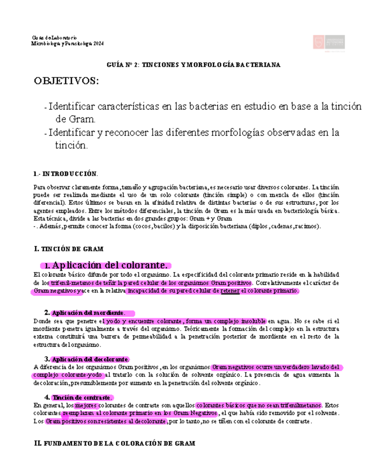 GU%C3%8DA+2+Tinciones+y+Morfolog%C3%ADa - Guías de Laboratorio ...