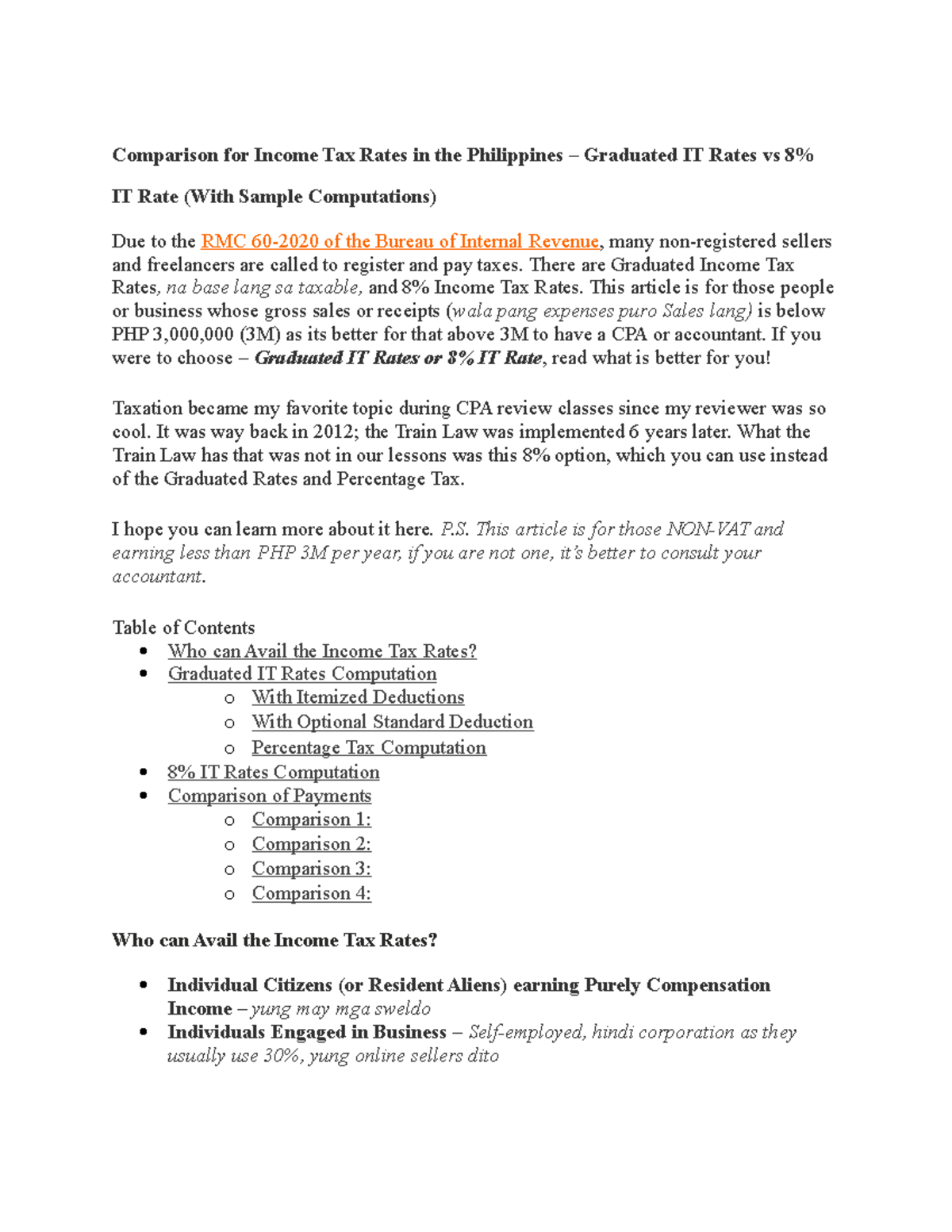 comparison-for-income-tax-rates-in-the-philippines-comparison-for