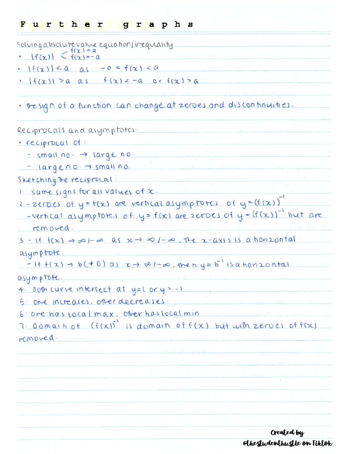 Year 11 Maths Extension 1 - HSCMATHS001 - Studocu