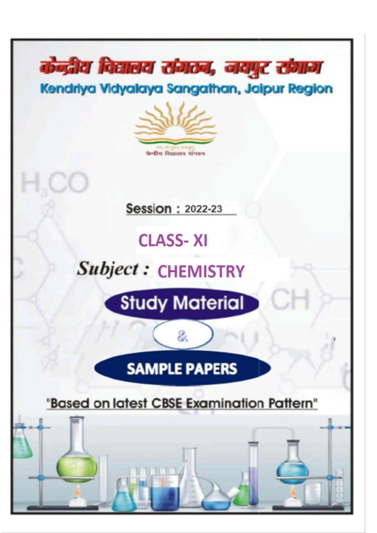 Chemistry Study Material Class XI Final - KENDRIYA VIDYALAYA SANGATHAN ...