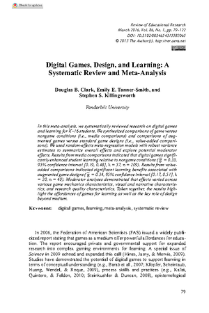 10. Video games as tools for education. Journal of Game, Game Art and ...