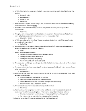 Chapter 2 Notes: The Accounting Cycle - Trial Balances - 2 Transaction ...