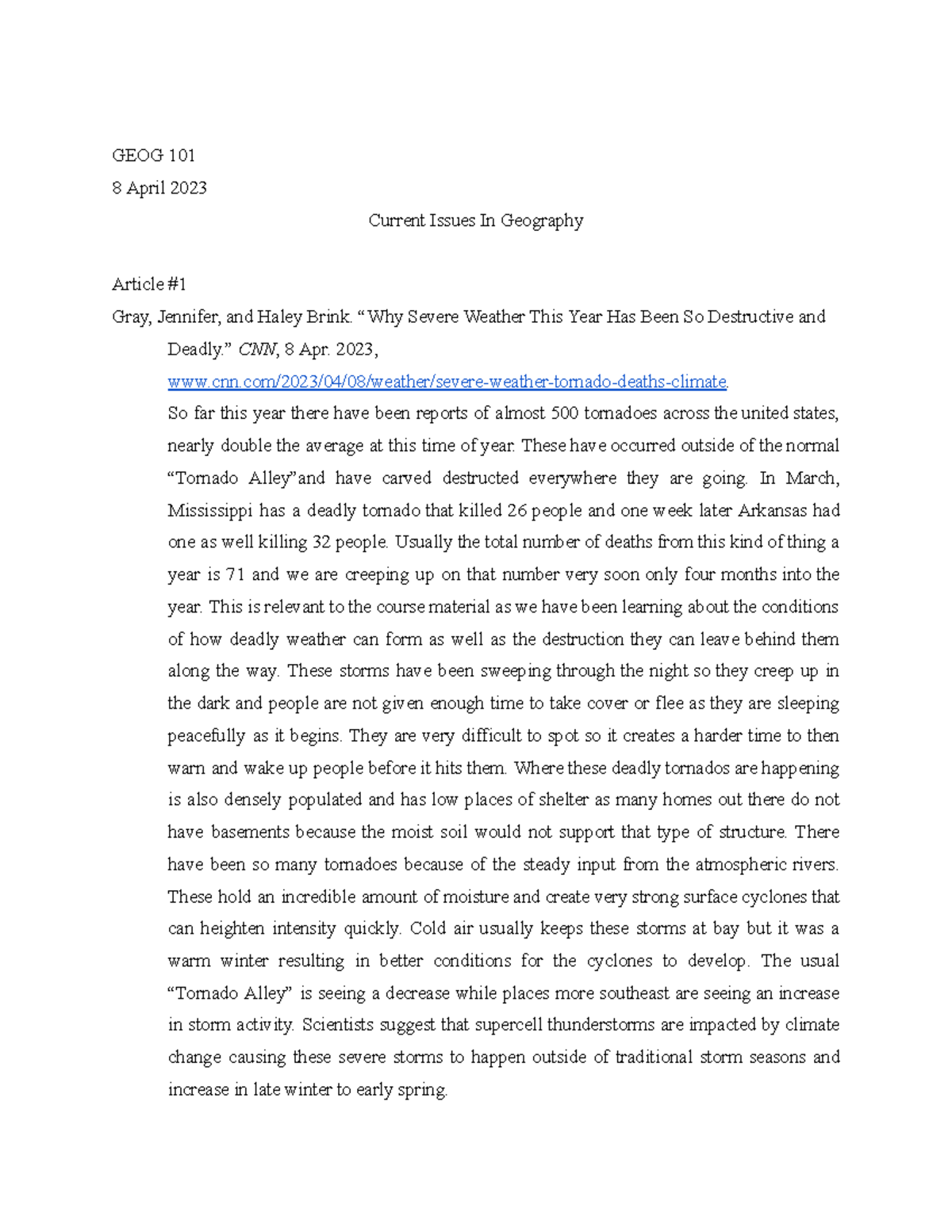 GEOG Current Issues GEOG 101 8 April 2023 Current Issues In Geography