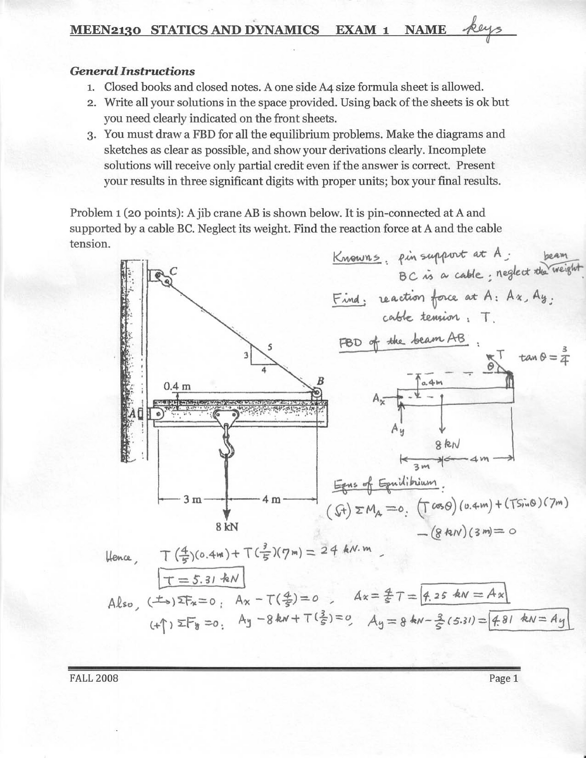 exam-answers-statics-studocu