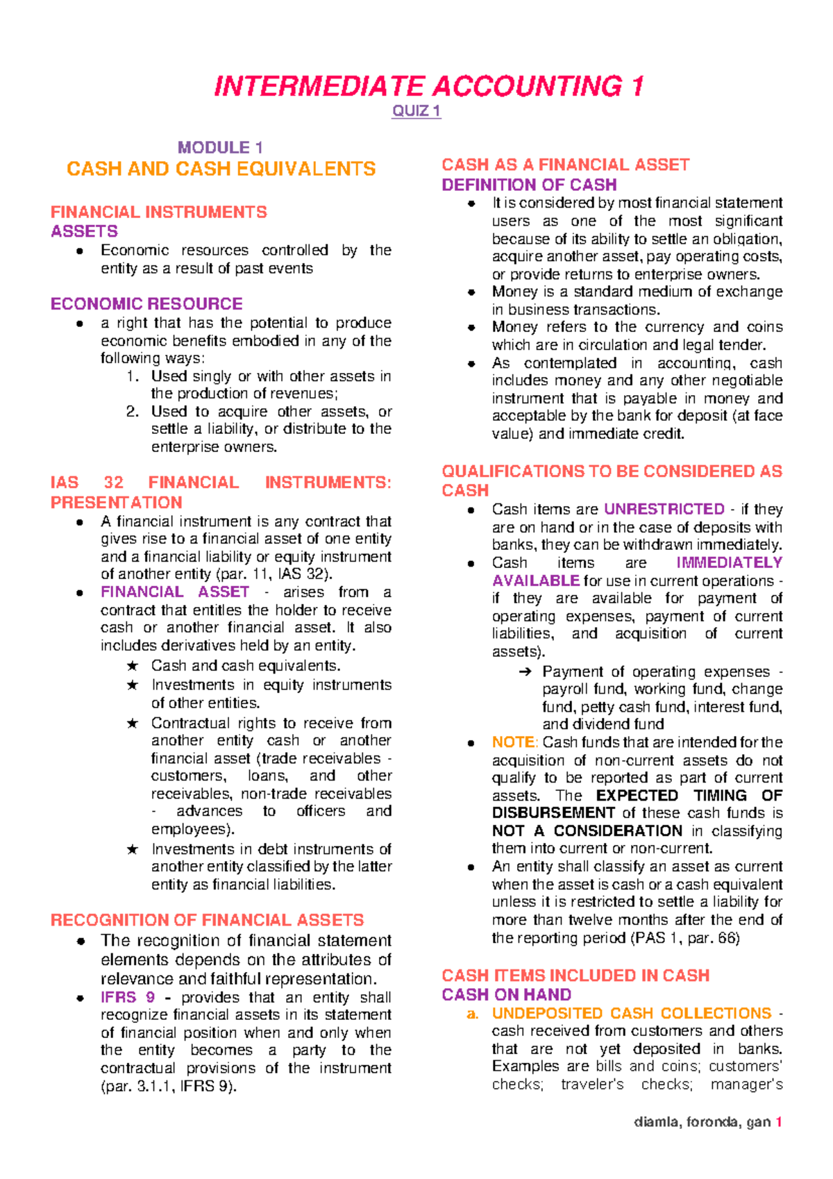 Intermediate Accounting 1 Empleo Valix - INTERMEDIATE ACCOUNTING 1 QUIZ ...