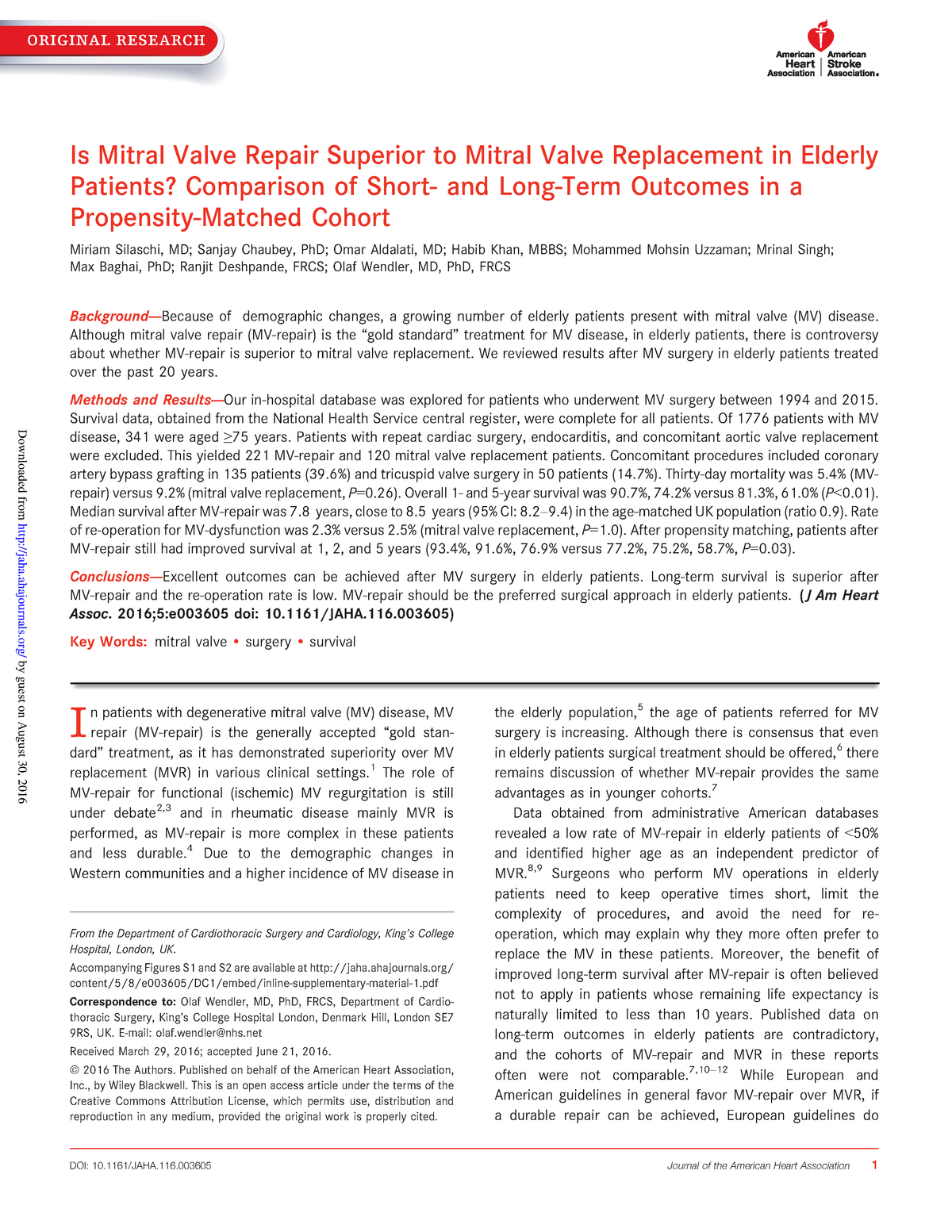 Is Mitral Valve Repair Superior To Mitral Valve Replacement In Elderly   Thumb 1200 1553 