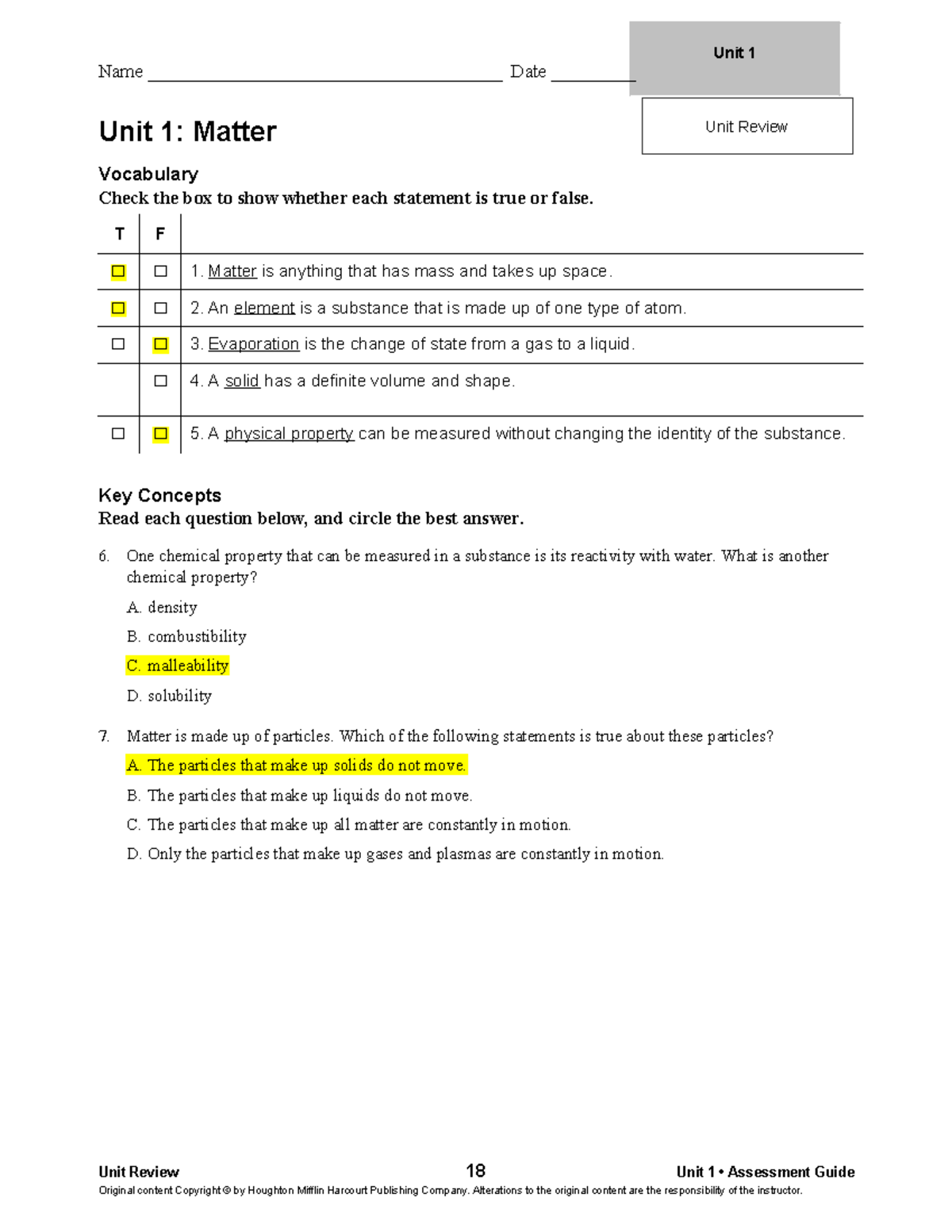 Science - hi hotttfgdvtg hfgv fvg vff - Name ...