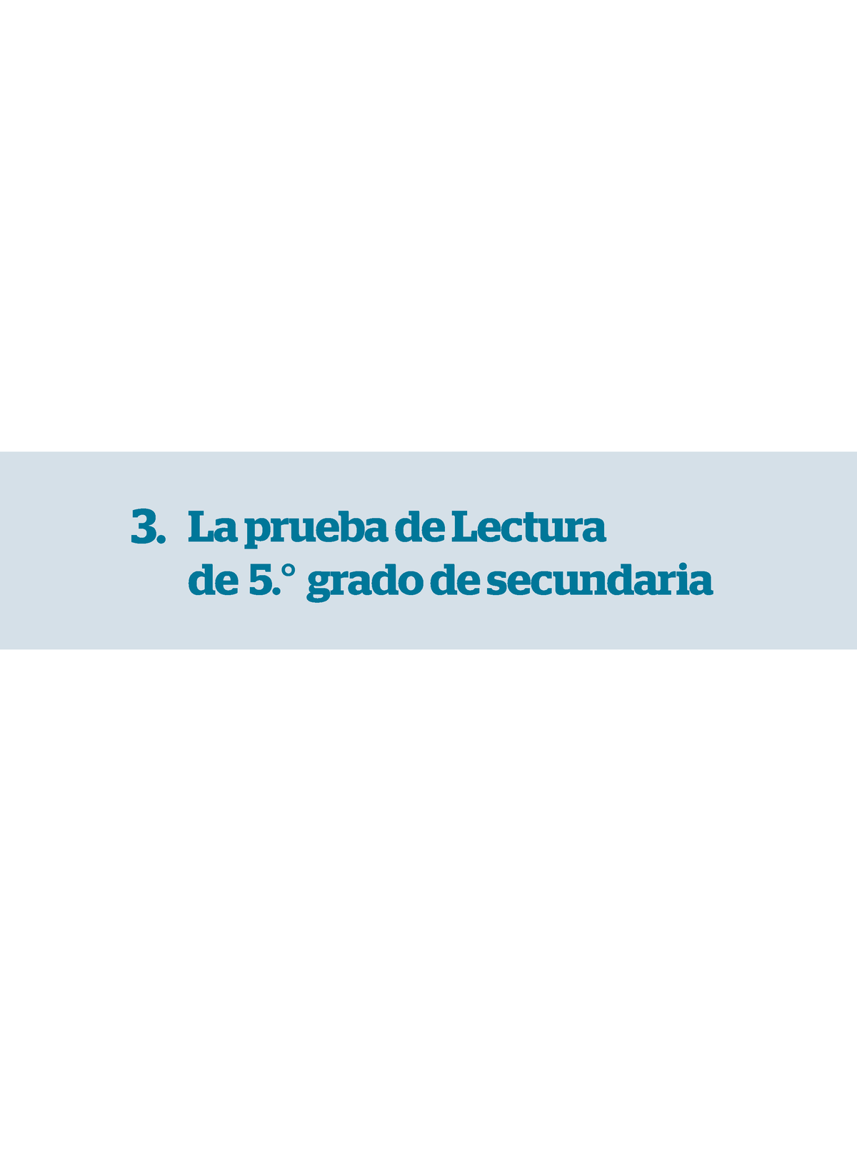 Prueba Diagnostica Lectura 5 Grado Secundaria Resuelto - La Prueba De ...