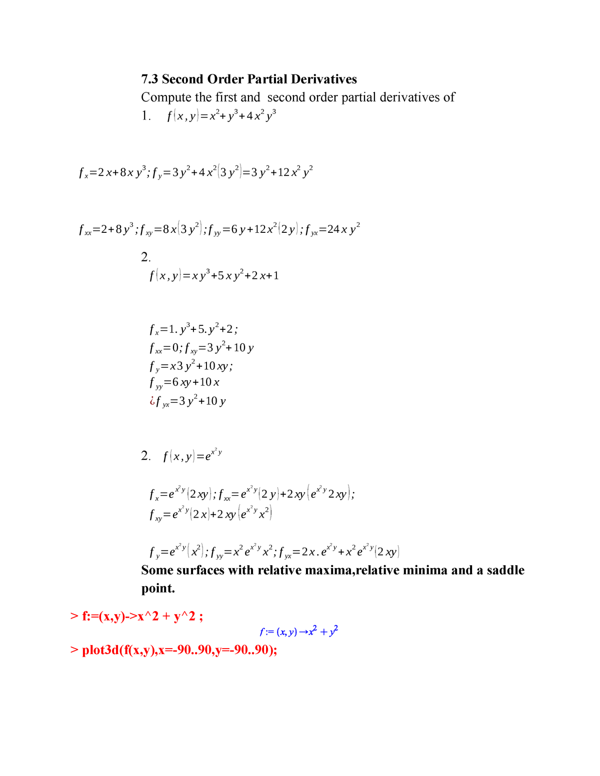 7 3 19 Lecture Notes 3 Advanced Mathematics Clac3000 Studocu