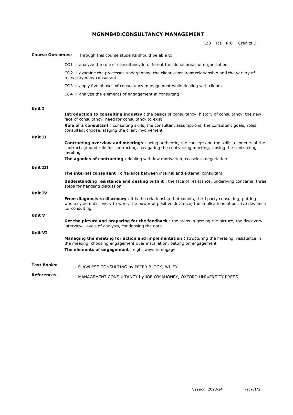 Frm Course Syllabus IPDownload - MGNM840:CONSULTANCY MANAGEMENT Course ...