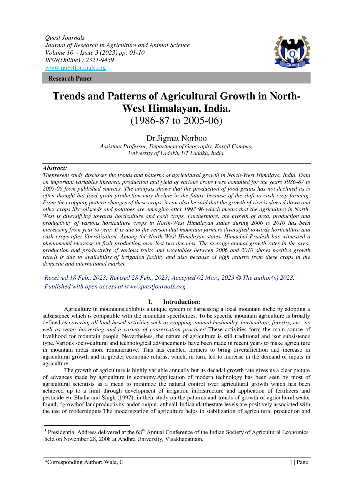 trends-and-patterns-of-agricultural-growth-in-north-west-himalayan