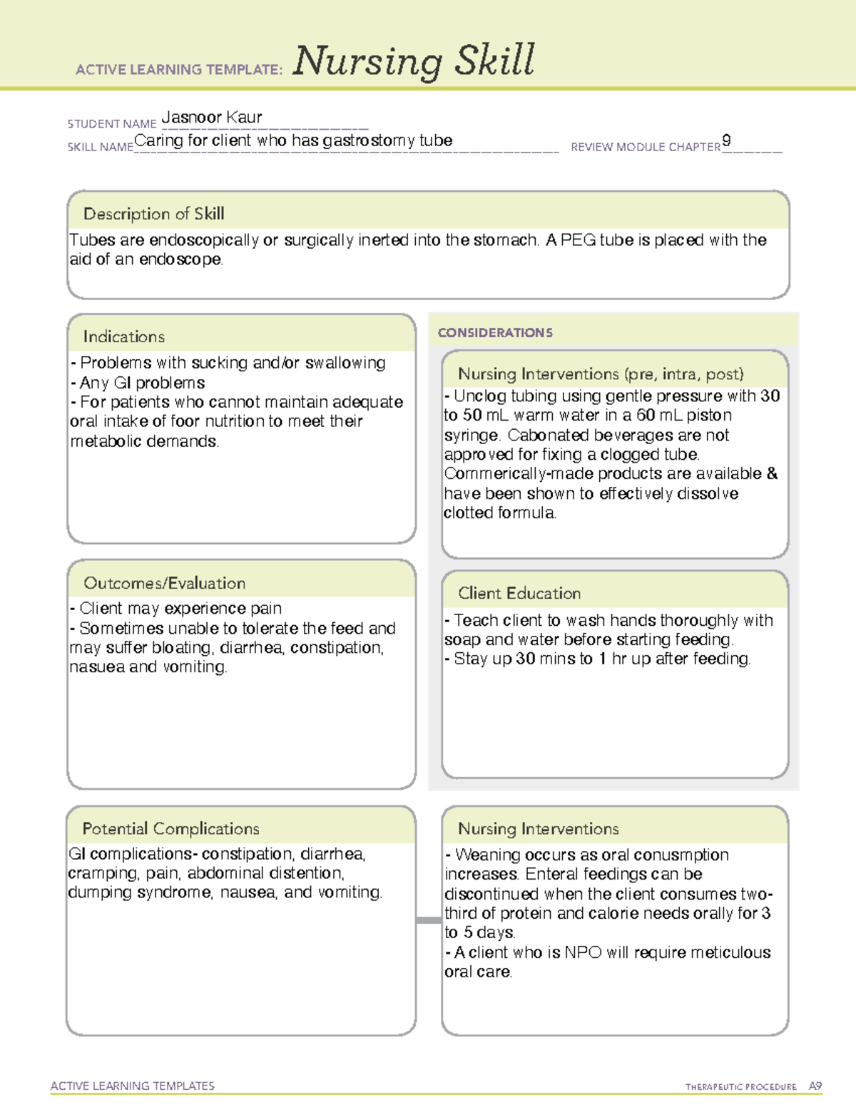 Gastrostomy tube - A PEG tube is placed with the aid of an endoscope ...