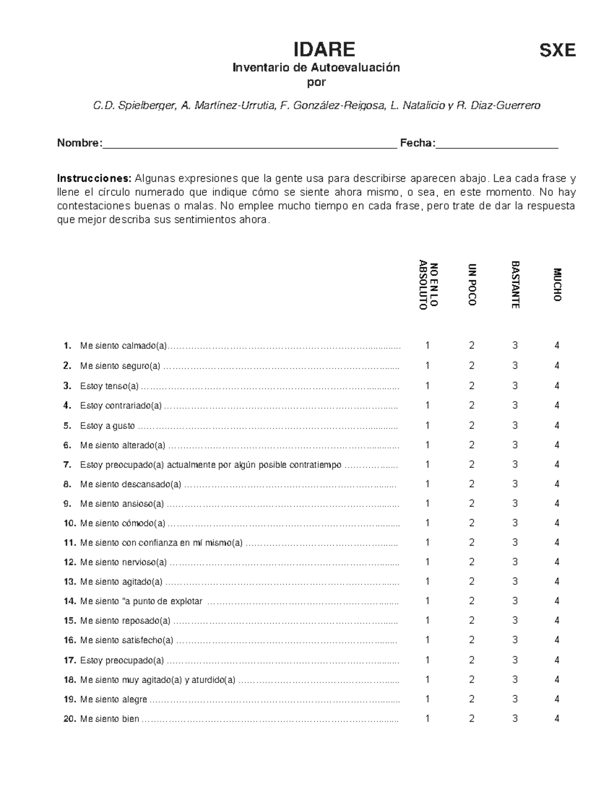 Idare-CB - IDARE CB PARA APLICACIÓN PDF - IDARE SXE Inventario de ...