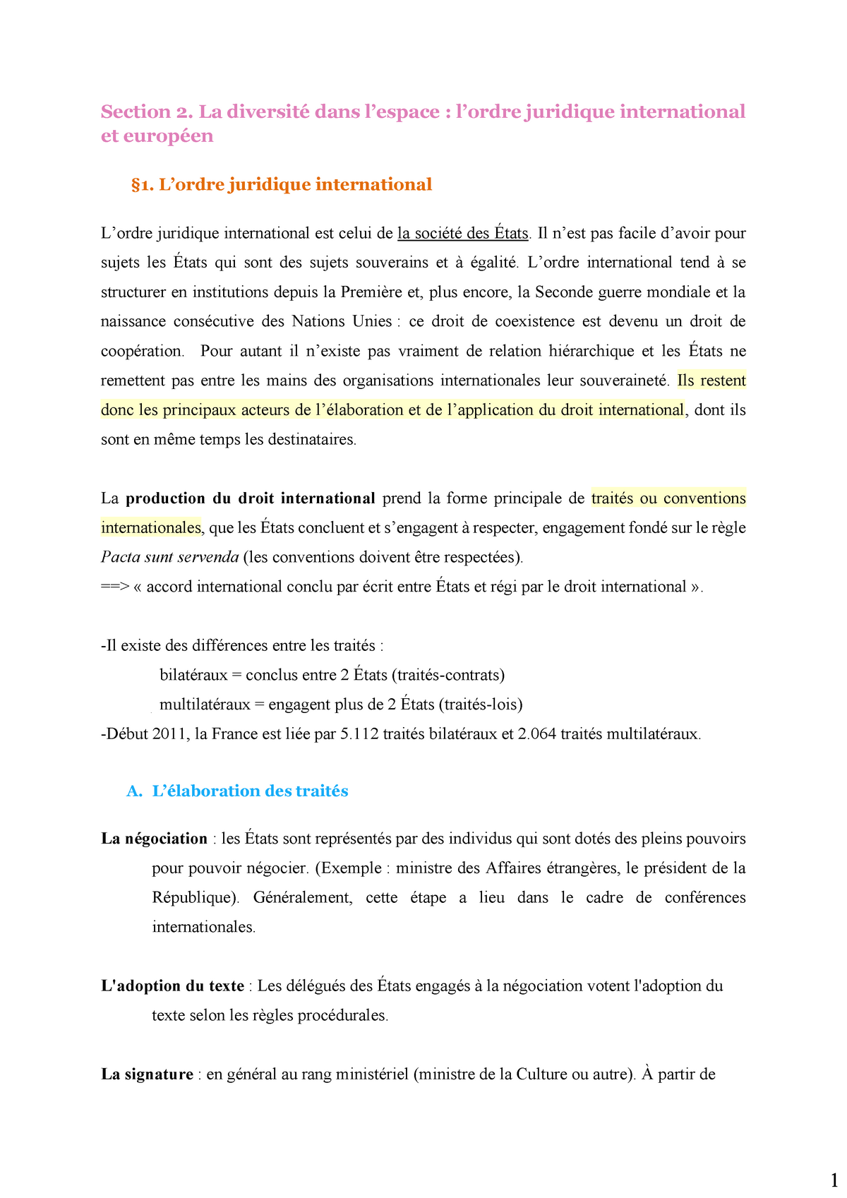 l'ordre juridique international dissertation