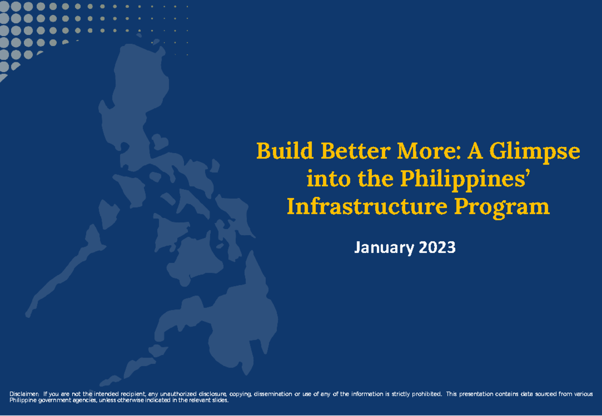 Infrastructure Program Updates - Build Better More: A Glimpse into the ...