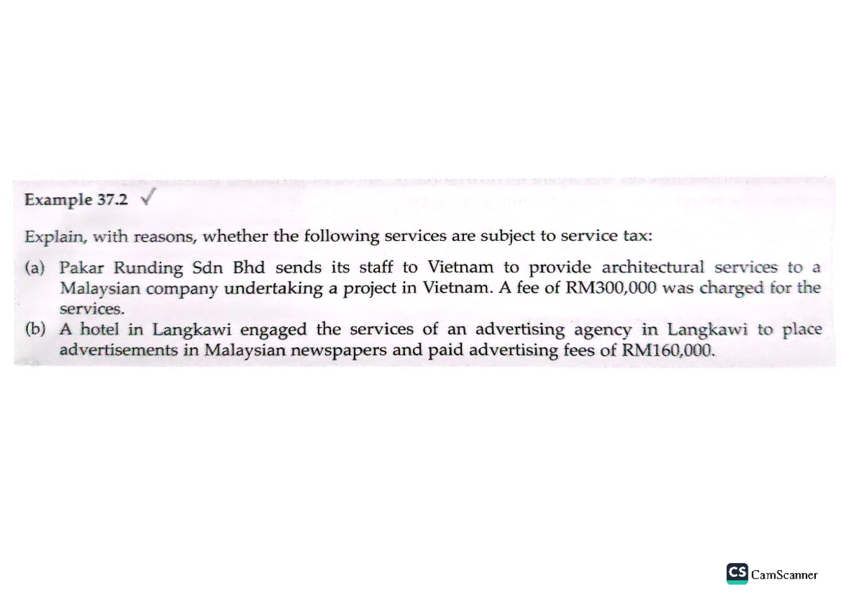 Service TAX taxable Studocu