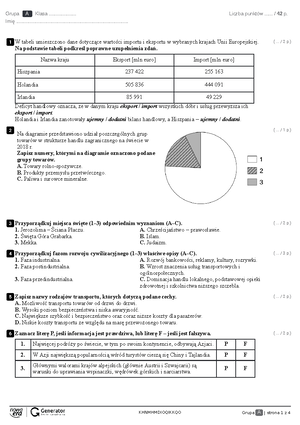 Test - Rozdzia 5. Przemys Test Z Widoczna Punktacja - Grupa A | Strona ...