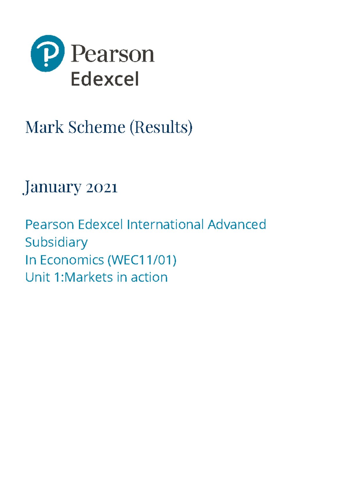 WEC11 01 msc 20210304 Near Full Employment** When an economy is