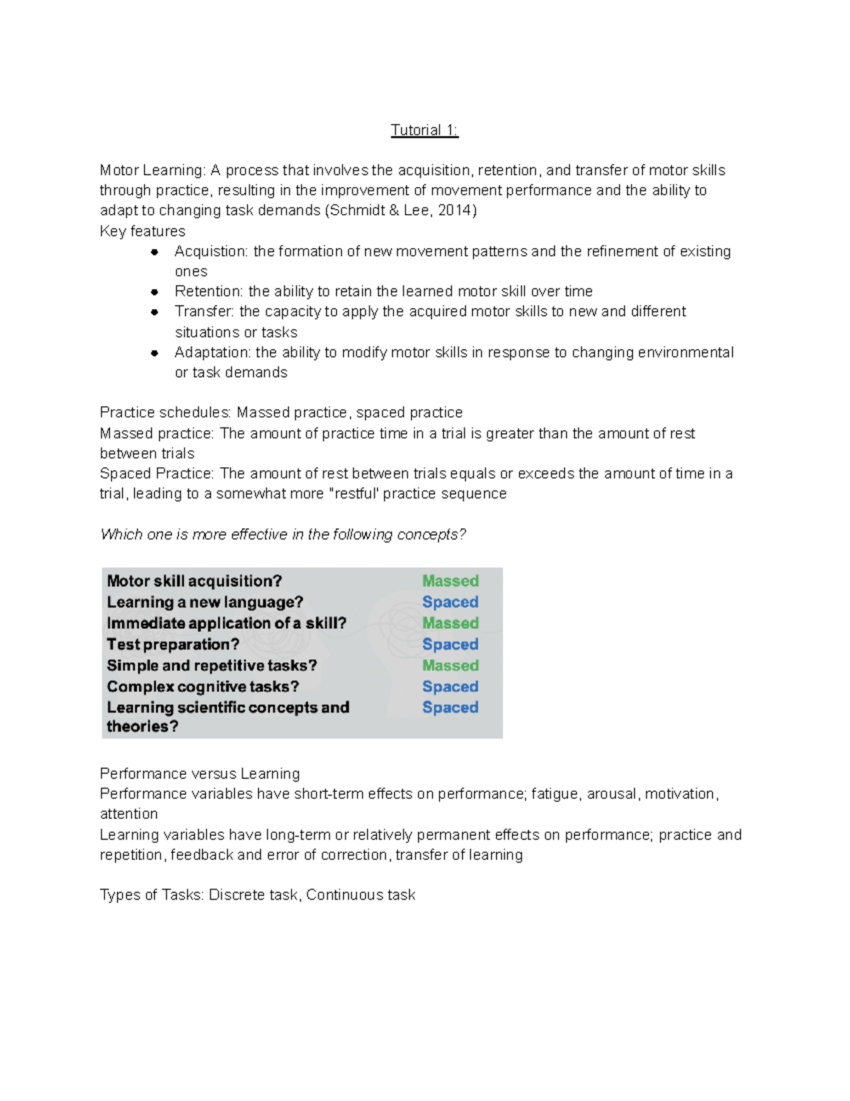 Biopsych Tutorials - Lecture Notes - PSYU2235 - MQ - Studocu