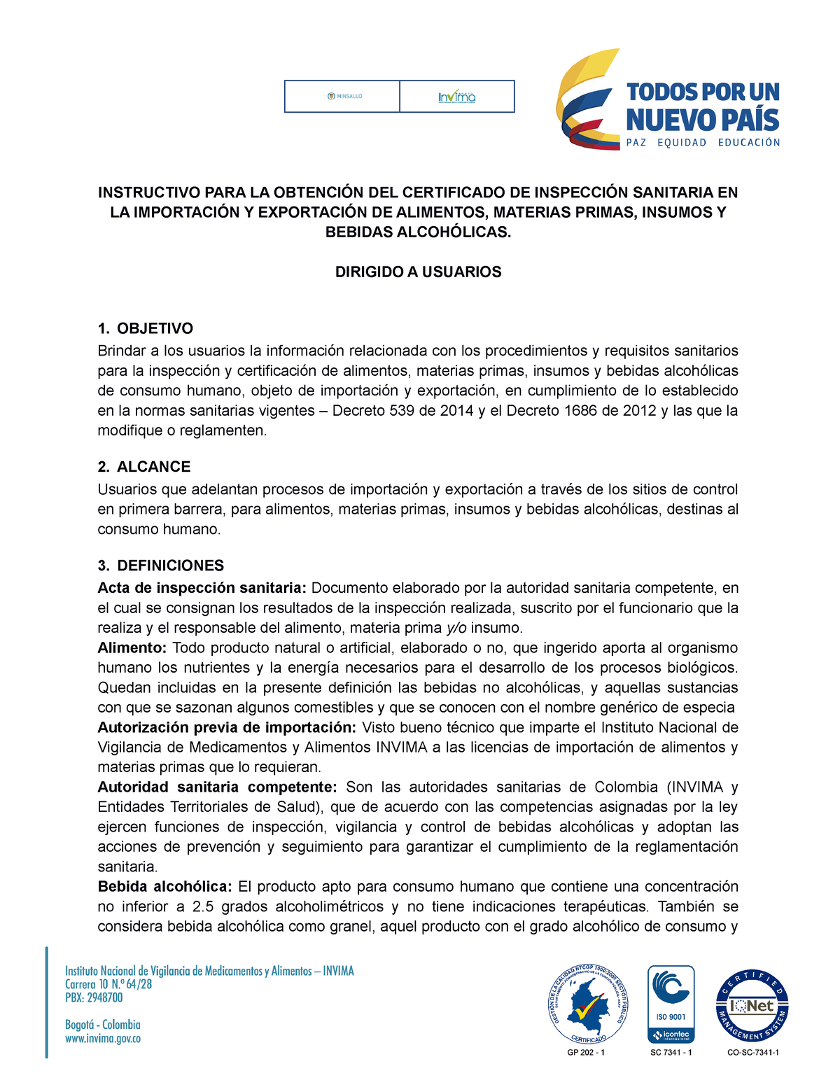 Instructivo Usuarios I Y C - 27-02-2015 - INSTRUCTIVO PARA LA OBTENCIÓN ...