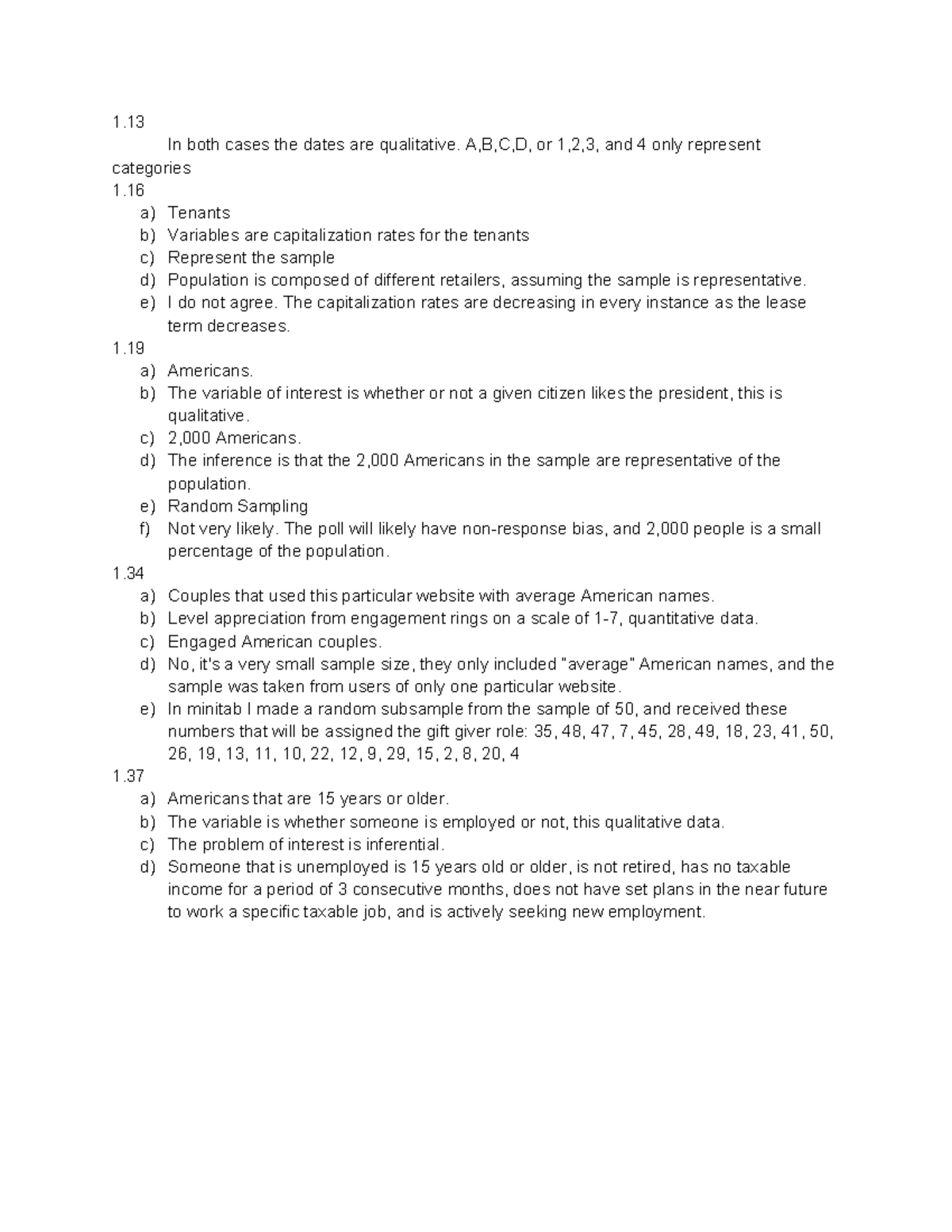 STAT-UB HW 1 - First Homework Assignment of the semester - 1. In both ...