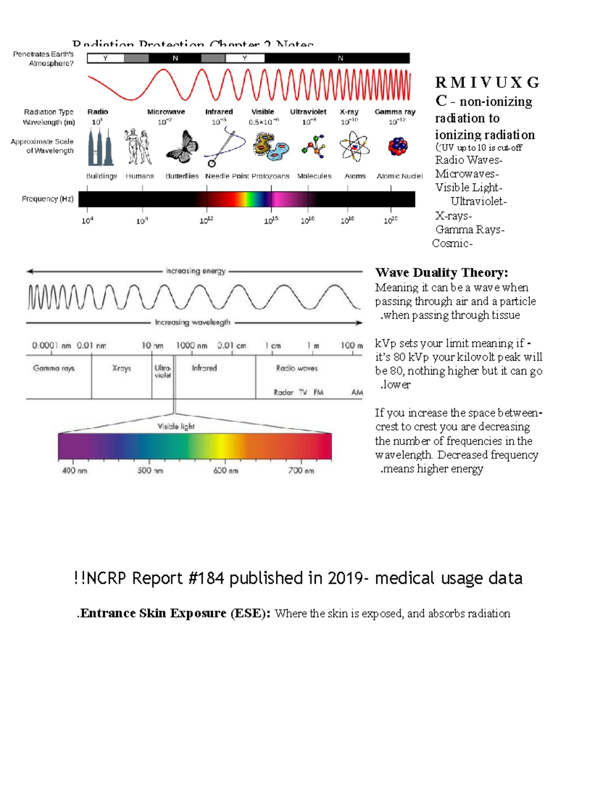 Ch. 2 Rad Protection Notes - Radiation Protection Chapter 2 Notes R M I ...