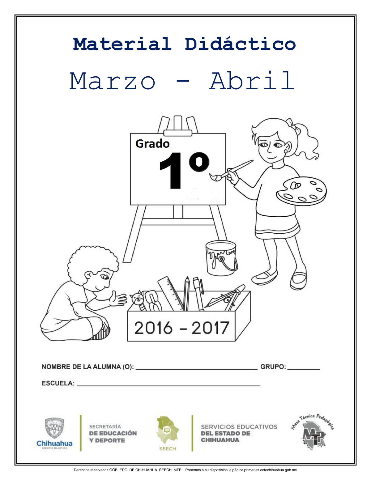 1o Material DE Apoyo MAR - ABR. 2016-2017 - 1∫ Material Did·ctico Marzo ...