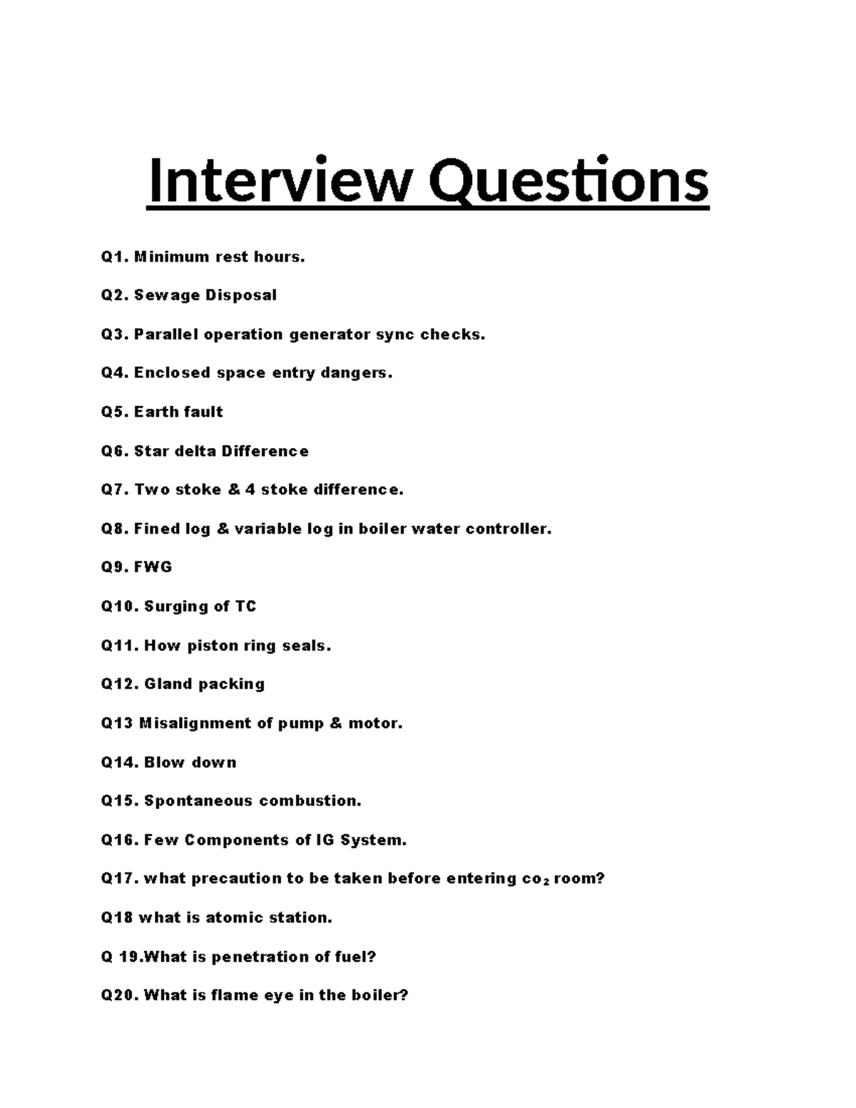 ETO HINT Interview Questions - Interview Questions Q1. Minimum rest ...