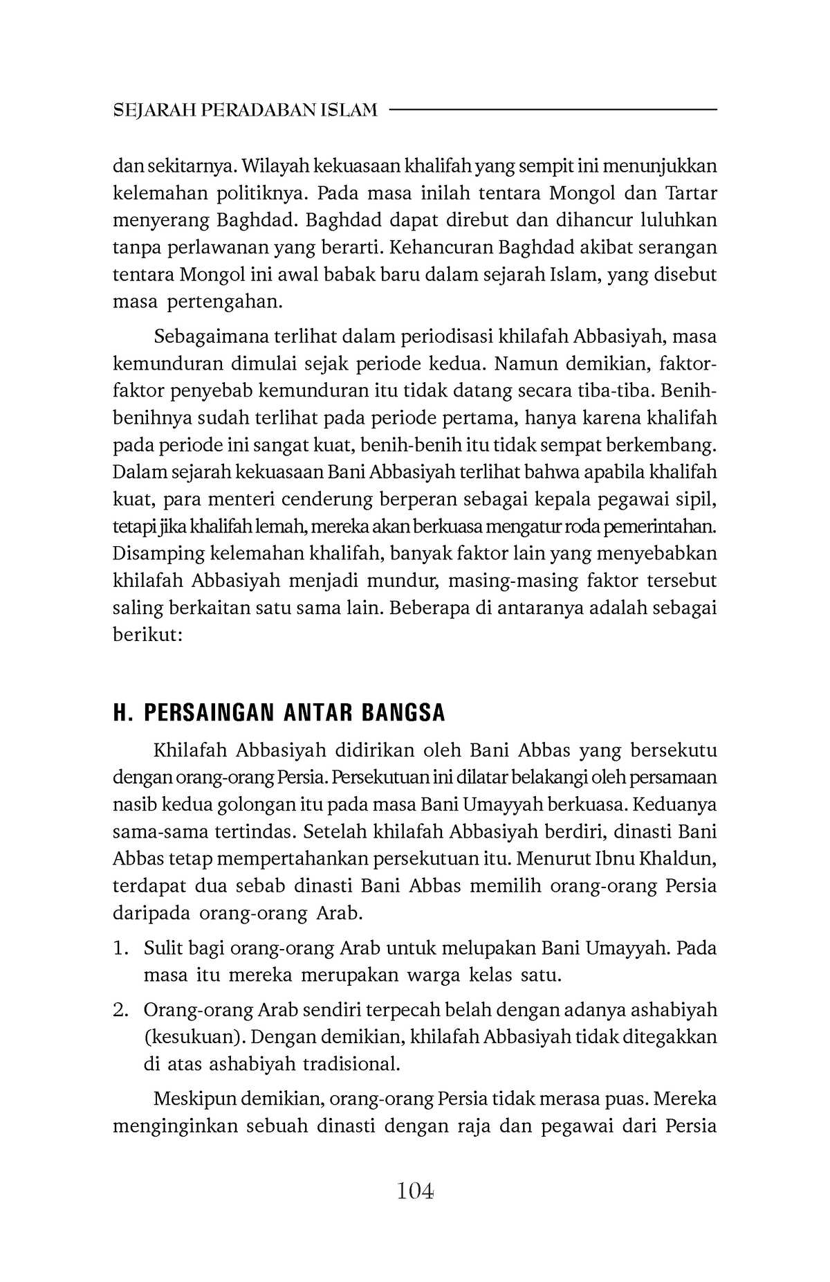 Sejarah Peradaban Islam Karya SITI Zubai (1)-117 - 104 SEJARAH ...