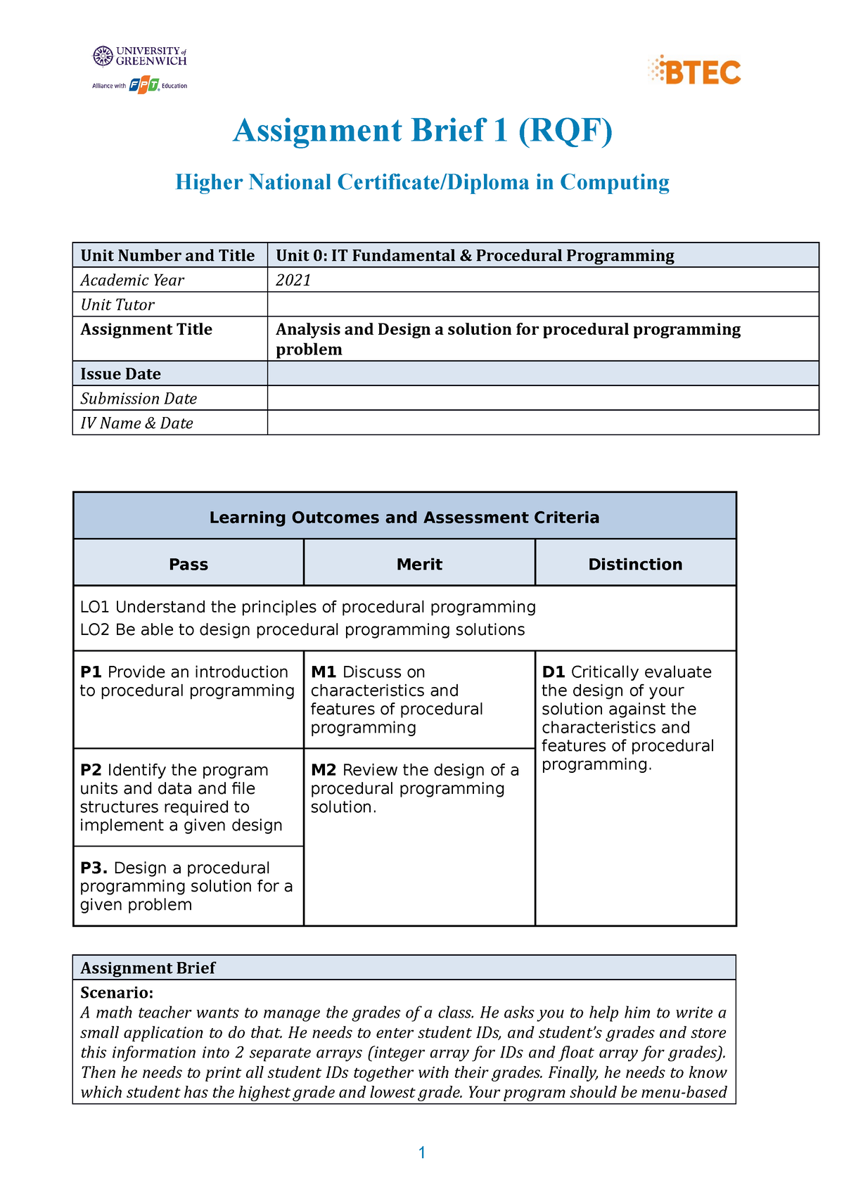 quality assurance assignment pdf