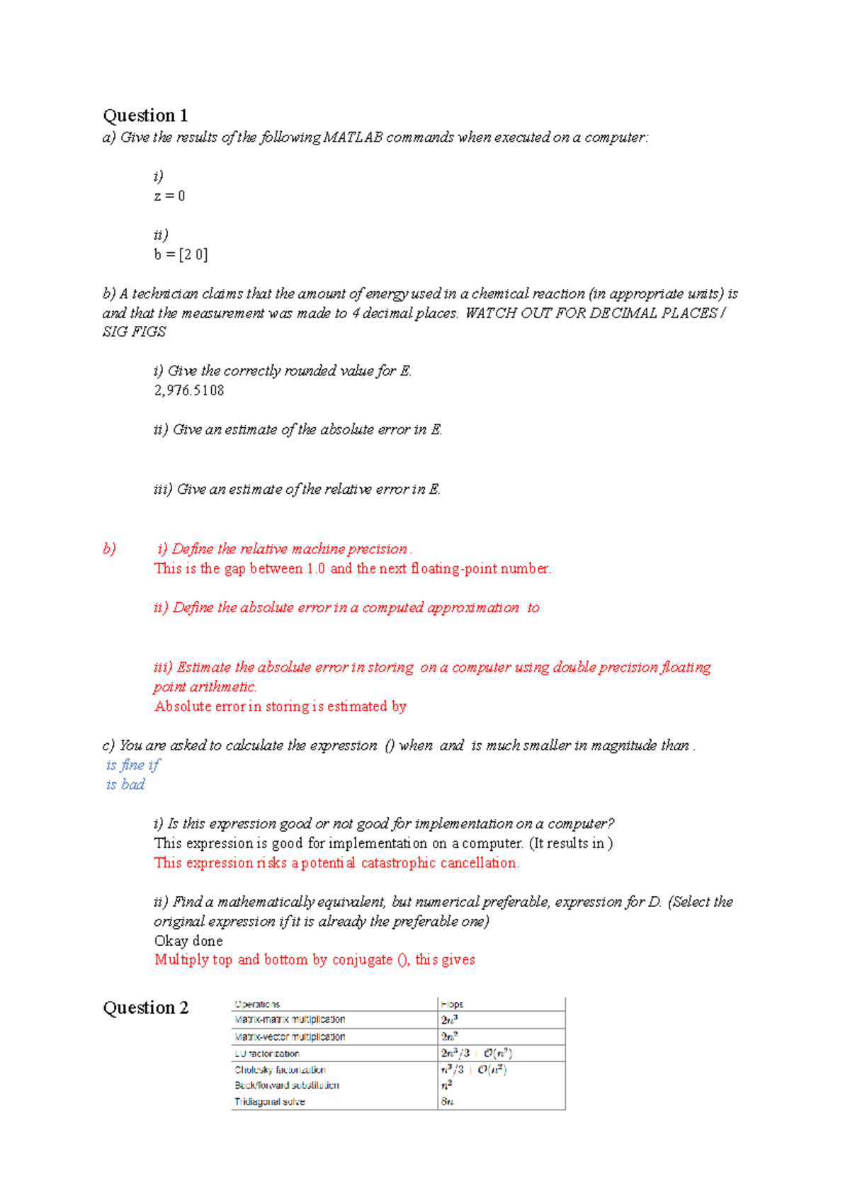 MATH2089 Numerical methods test 1 2022t1 - MATH2089 - UNSW Sydney - Studocu